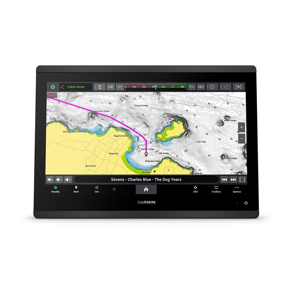 Garmin GPSMAP 1643xsv Chartplotter with U.S.+Canada Navionics+ SideVu ClearVu and Traditional CHIRP | 010-02919-03