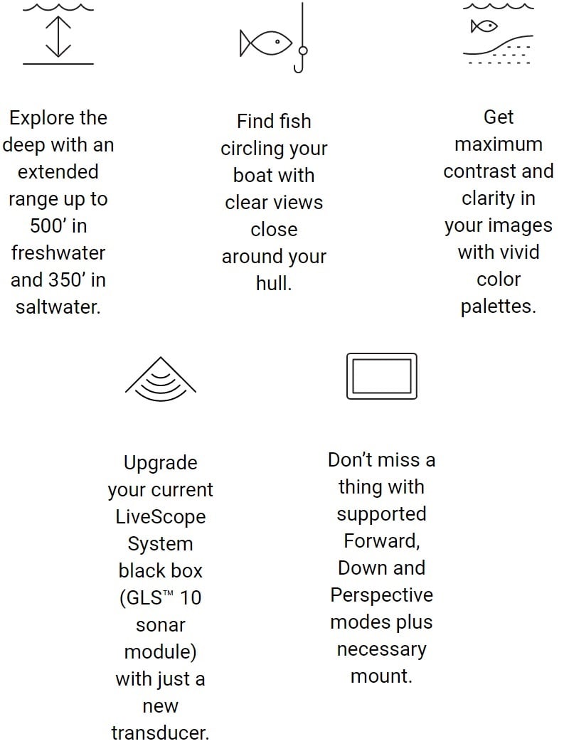 Garmin LiveScope XR LVS62 Transducer Features 3