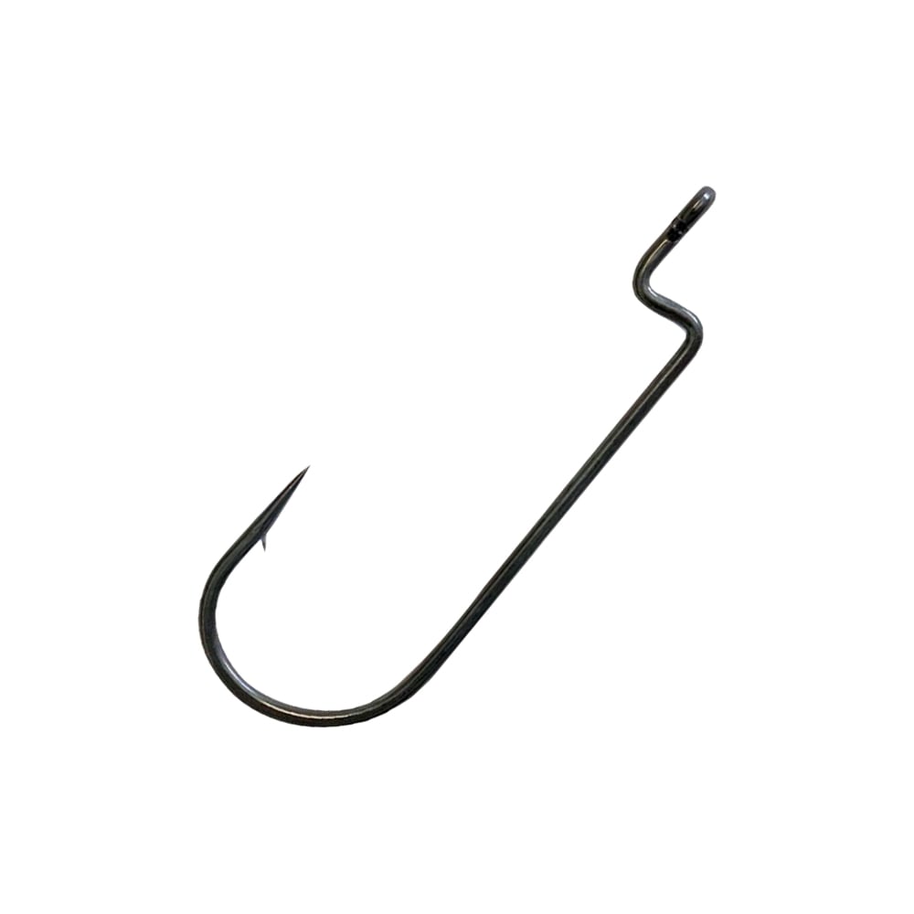 Hayabusa WRM114HD Round Bend Offset Fluorine Coated Hooks