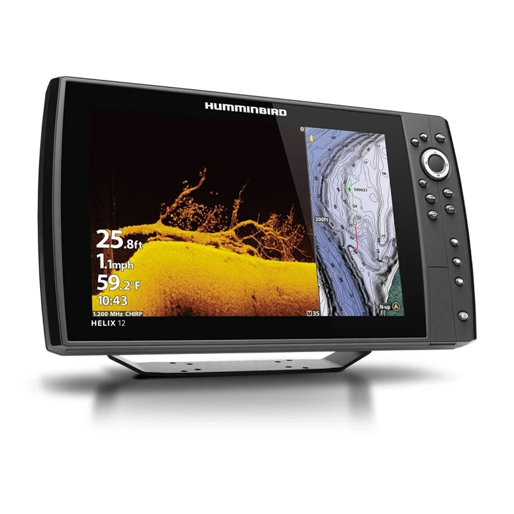 Humminbird Helix 12 Chirp Mega DI+ GPS G4N Left