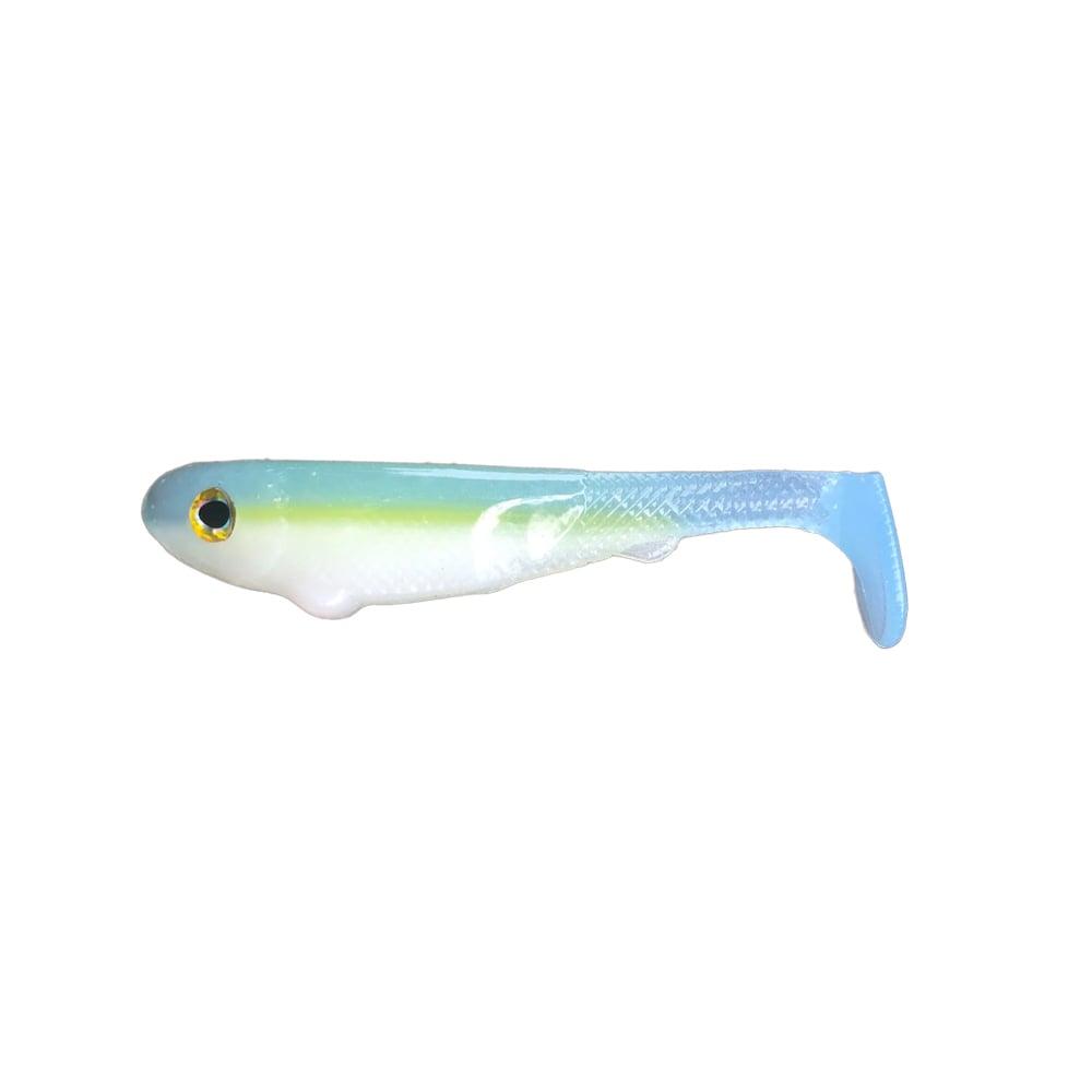 Ignite Baits Hand Poured Frenzy Shad Swimbait Chartreuse Sexy Shad