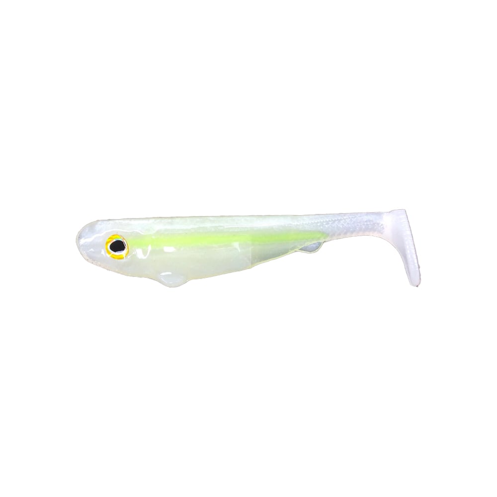 Ignite Baits Hand Poured Frenzy Shad Swimbait Striped Albino