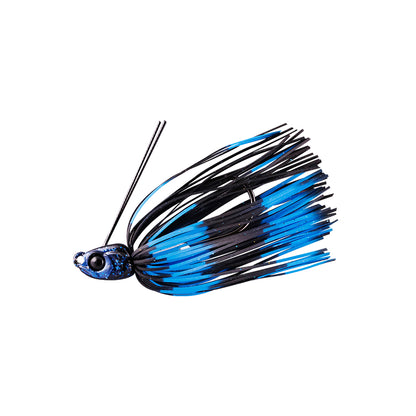 Jackall B Crawl Swimmer Jig Black Blue Stripe