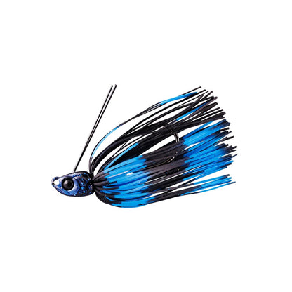 Jackall B Crawl Swimmer Jig Black Blue Stripe