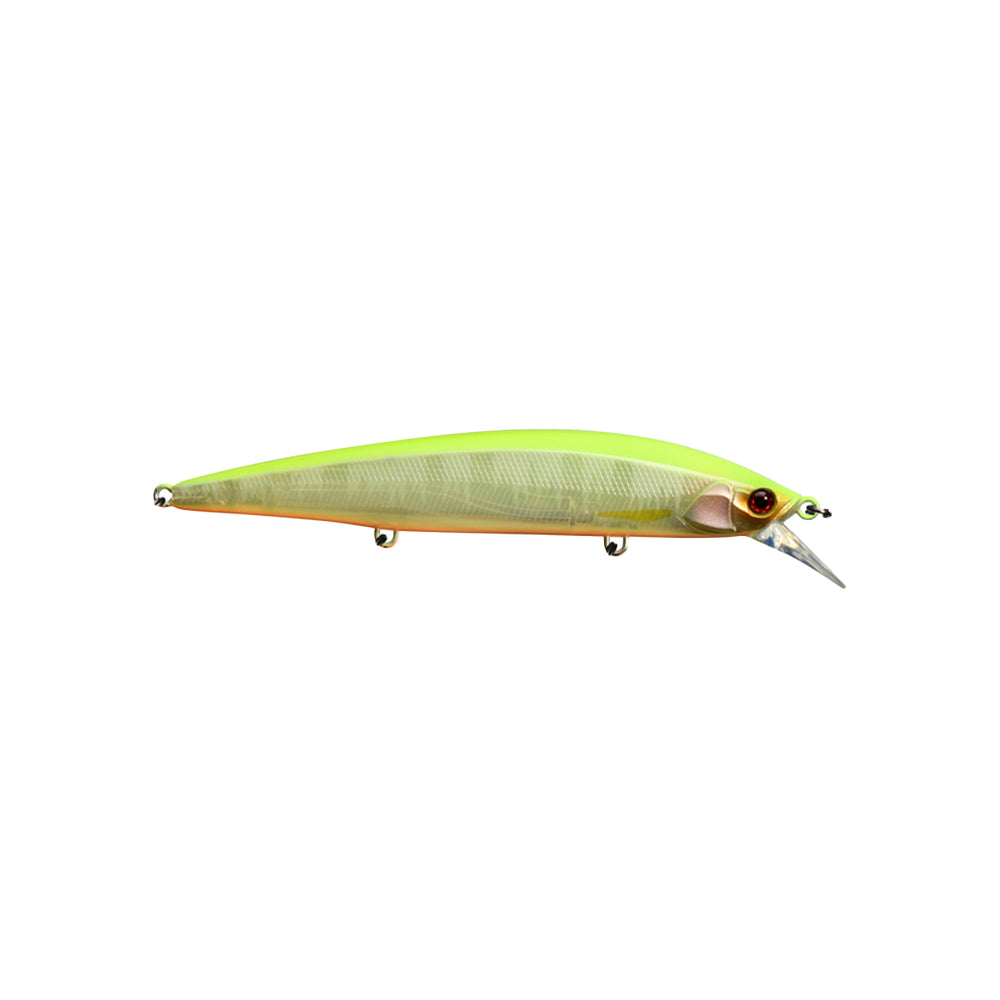 Jackall Rerange MR 110 Jerkbait Chartreuse Back Pearl