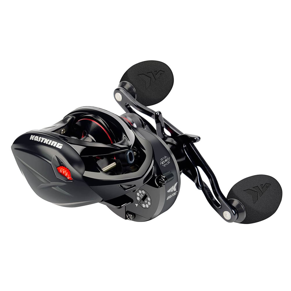 KastKing Speed Demon Elite Casting Reel 10.5:1 LH | KRLCSTSDE-105LBK - Right Side