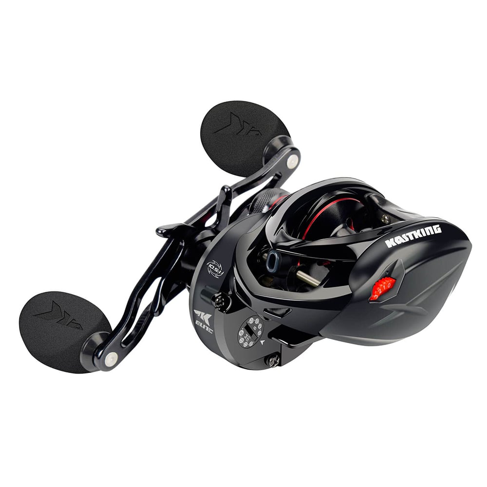 KastKing Speed Demon Elite Casting Reel 10.5:1 RH | KRLCSTSDE-105RBK - Left Side