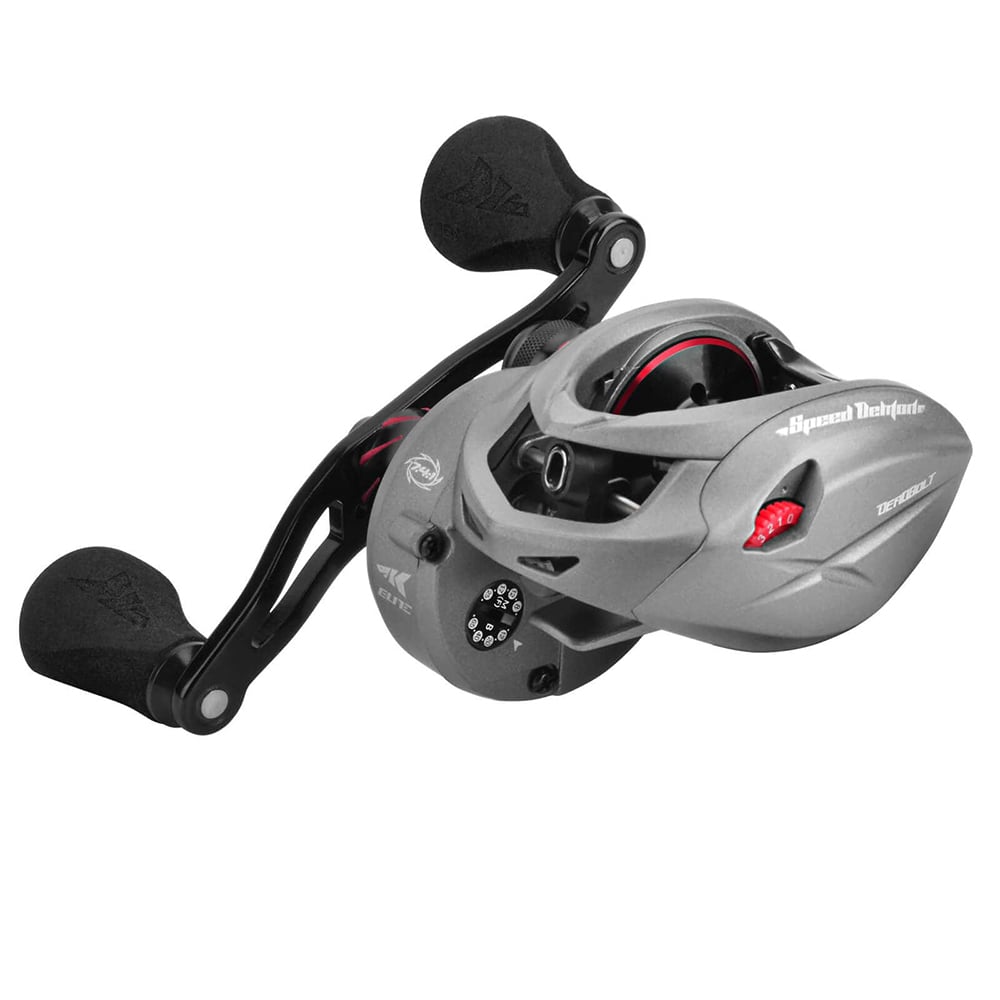 KastKing Speed Demon Elite Dead Bolt Casting Reel 7.4:1 RH | KRLCSTSDE-DB74RGS - Left Side