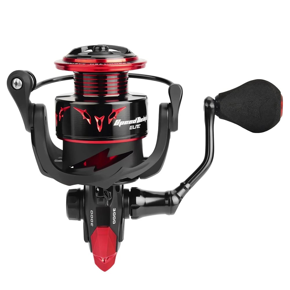 KastKing Speed Demon Elite Spinning Reel 3000 7.4:1 | KRLSPNSDE-S30BK - Front