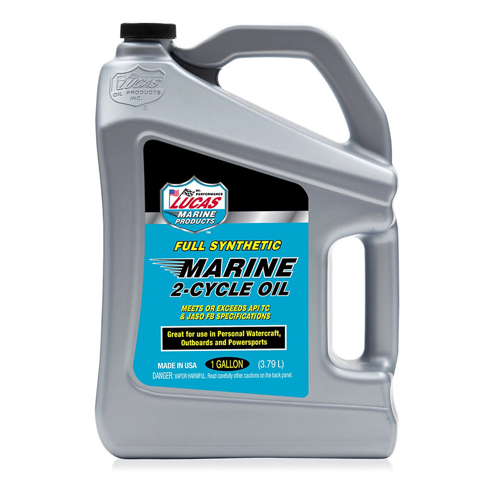 Lucas Synthetic Blend 2-Cycle Marine Oil Gallon | 10861