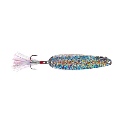 Nichols Lures Lake Fork Flutter Spoon Shattered Glass Silver Scale