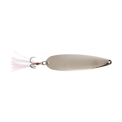 Nichols Lures Lake Fork Flutter Spoon Silver Chrome