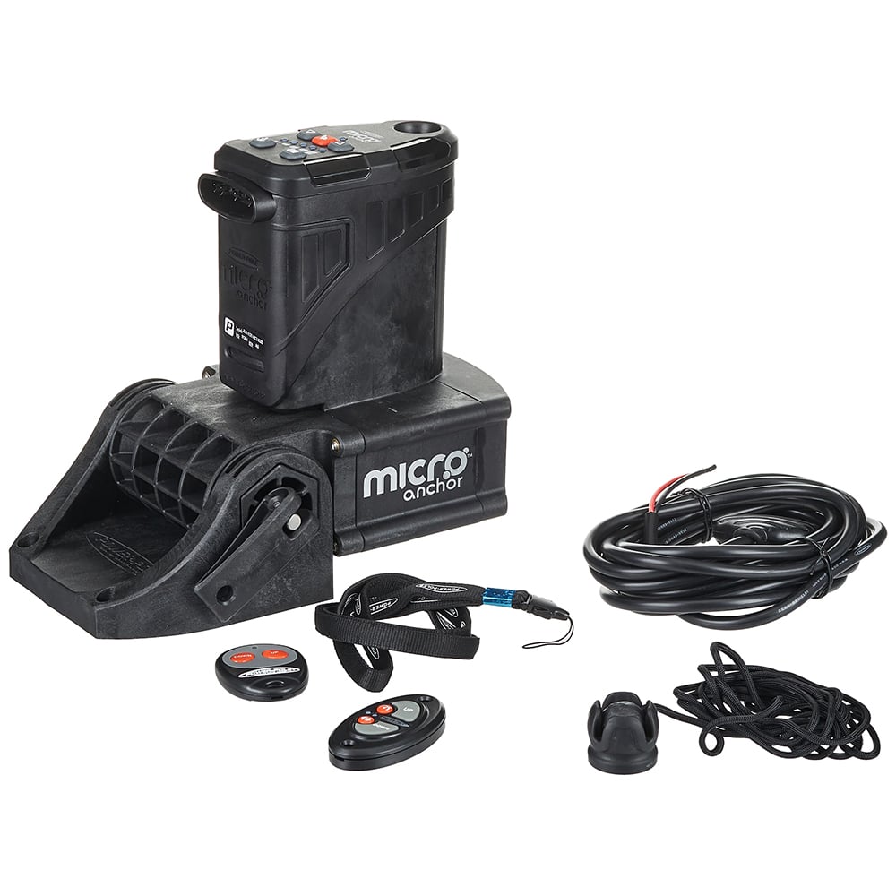 Power-Pole Micro Anchor CM2 Drive Unit Black | PP-MICRO-BK - What's Included