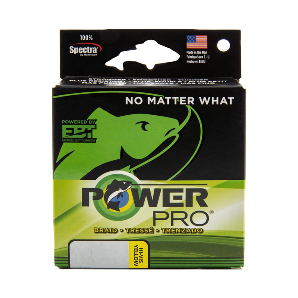 Power Pro Braided Line Hi-Vis Yellow