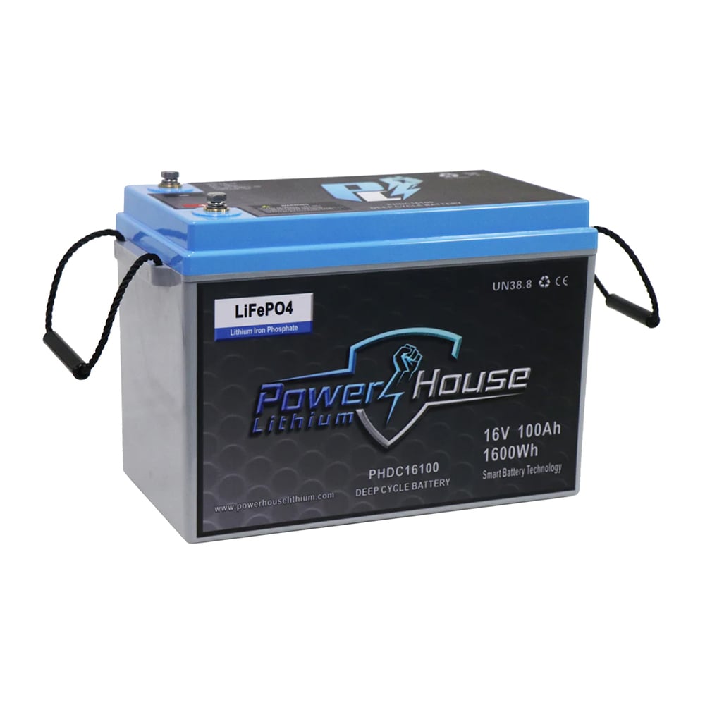 Powerhouse Lithium Deep Cycle Battery 16V 100AH