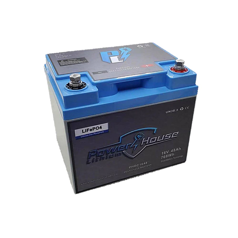 Powerhouse Lithium Deep Cycle Battery 16V 48AH