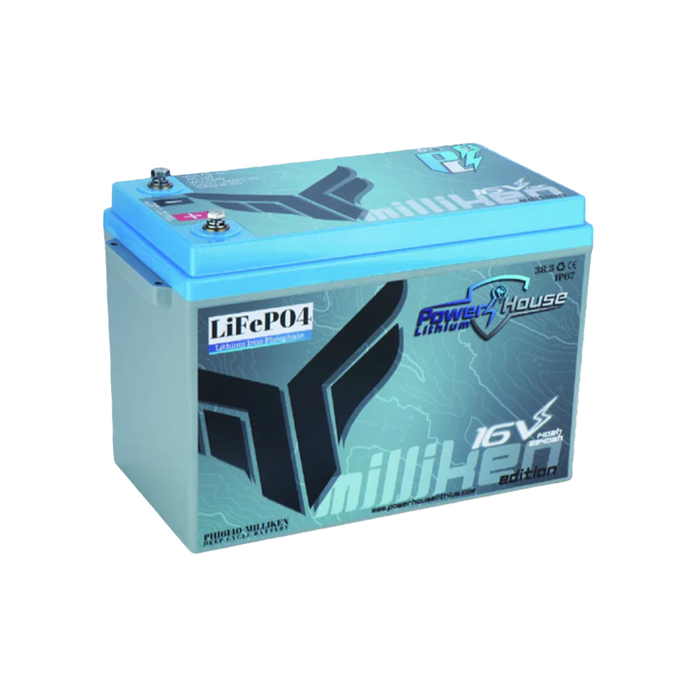 Powerhouse Lithium Milliken Edition Deep Cycle Battery 16V 140AH Limited Edition