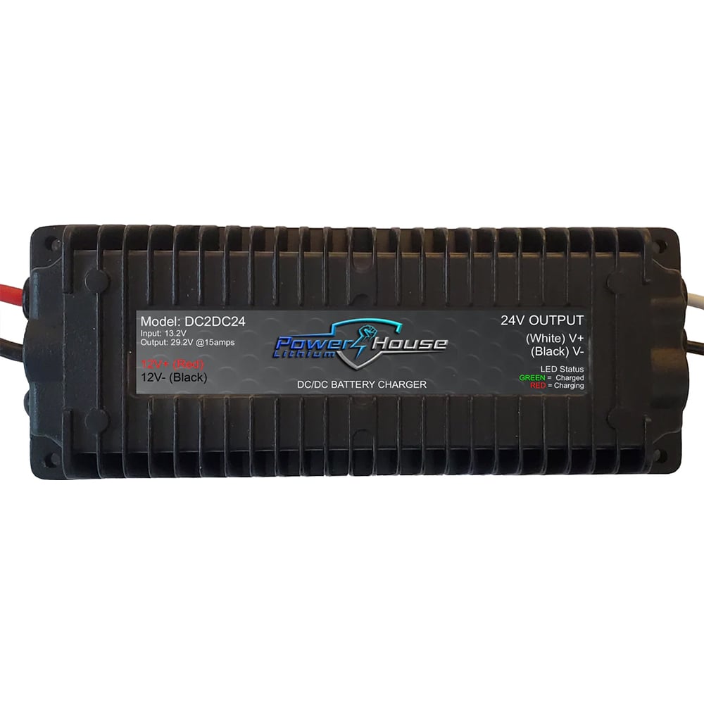 Powerhouse Lithium Run & Gun DC to DC Battery Chargers 24V