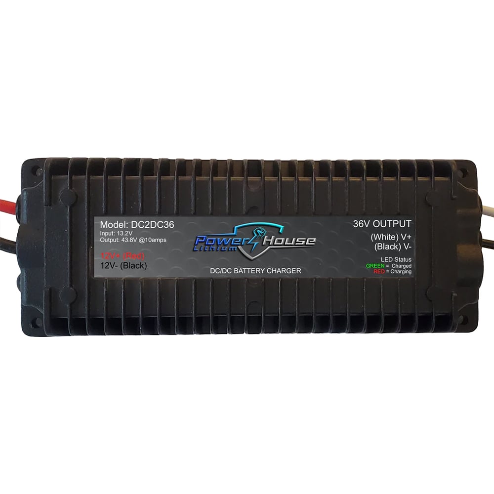 Powerhouse Lithium Run & Gun DC to DC Battery Chargers 36V