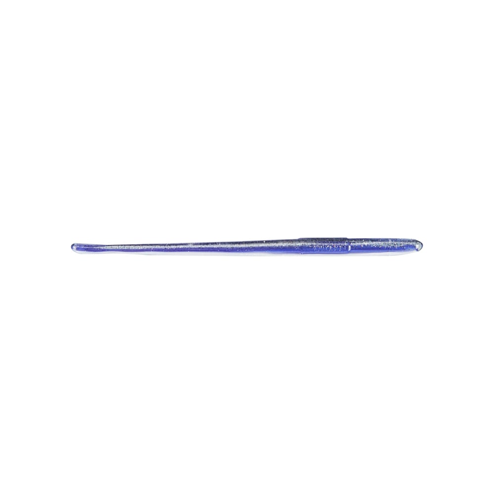 A sleek, blue metal tool with a pointed tip, resembling a crochet hook, is elegantly highlighted against a plain white background. Its design exemplifies the precision associated with crafting Roboworm products.