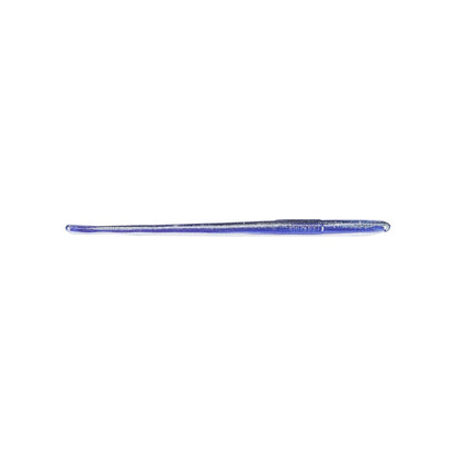 A sleek, blue metal tool with a pointed tip, resembling a crochet hook, is elegantly highlighted against a plain white background. Its design exemplifies the precision associated with crafting Roboworm products.