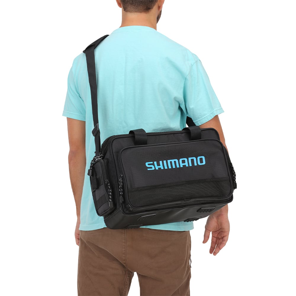 Shimano Baltica Tackle Bag Large - On a Person