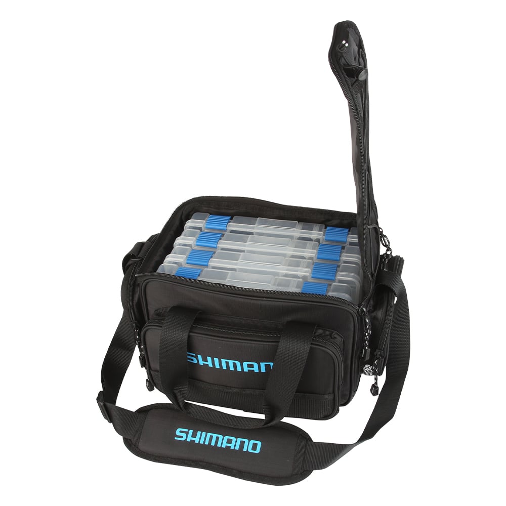 Shimano Baltica Tackle Bag Medium - Open