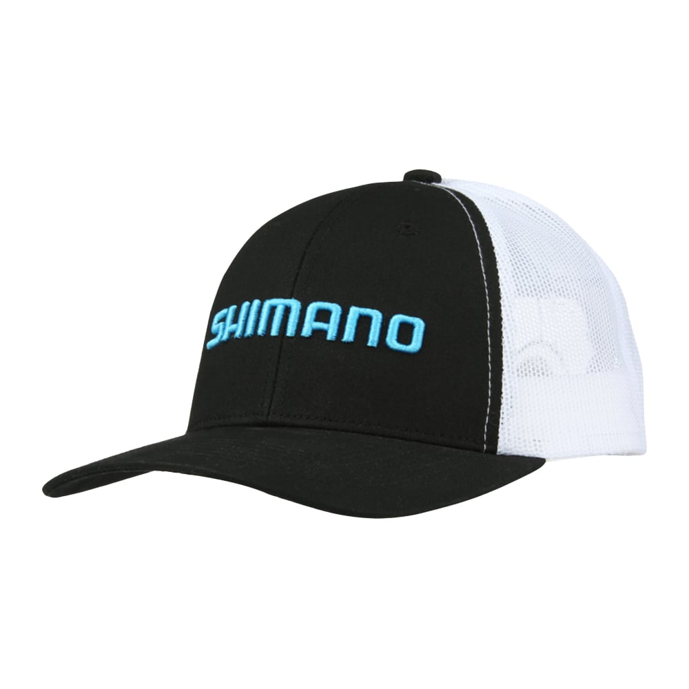 Shimano Logo Trucker Hat Black Front