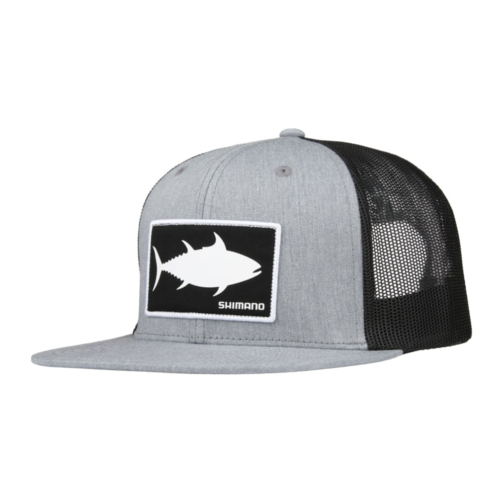 Shimano Original Flatbill Cap Gray Heather Black