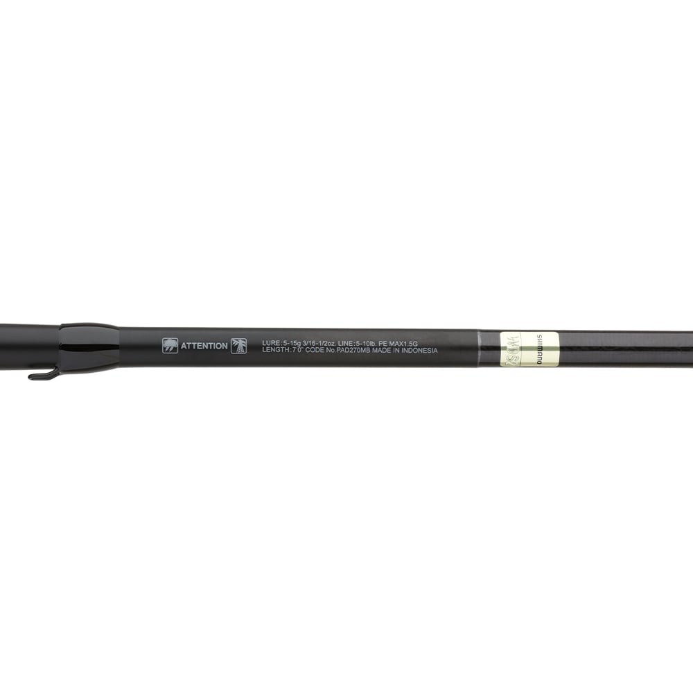 Shimano Poison Adrena B Spinning Rod 6'10" Medium Light | PAD2610MLSB - Specs (Example)