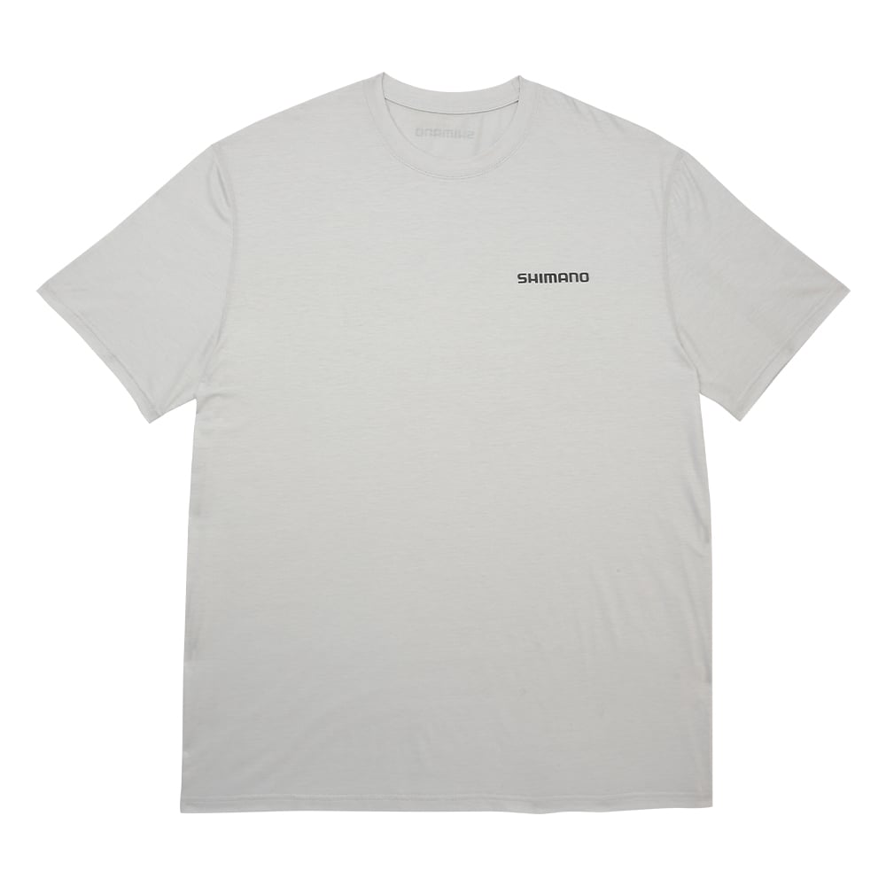 Shimano Short Sleeve Logo Tee Small Grey | ALOGOTEESSSGY