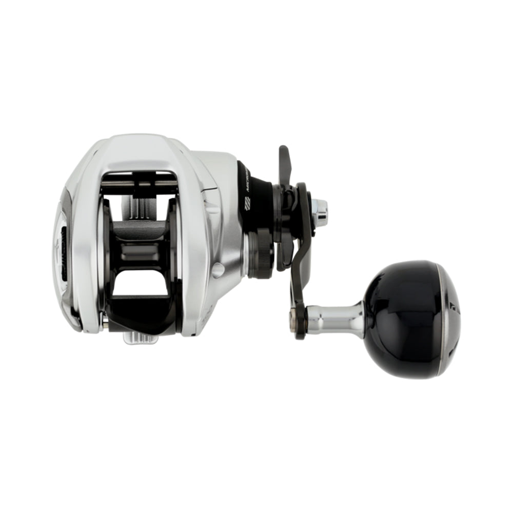 Shimano Tranx 300 B Casting Reel 7.6:1 LH Power Handle | TRX301HGB - Top