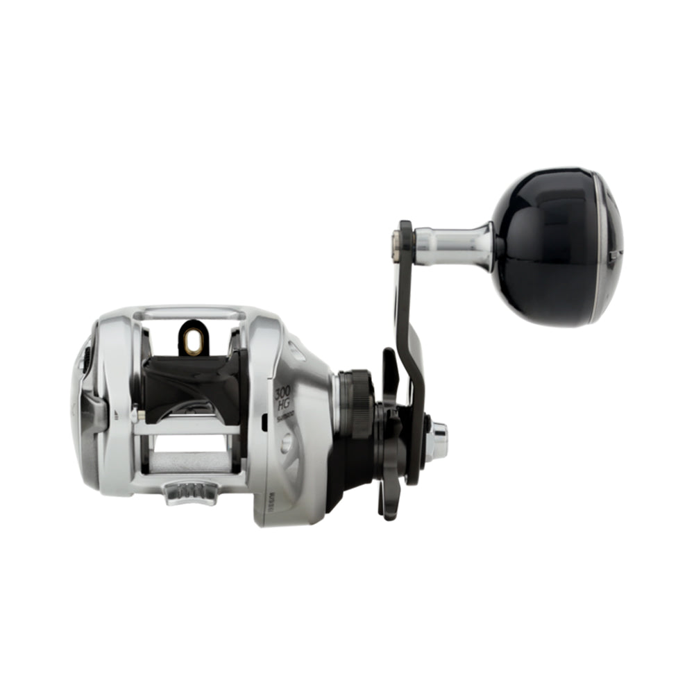 Shimano Tranx 300 B Casting Reel 7.6:1 LH Power Handle | TRX301HGB - Rear