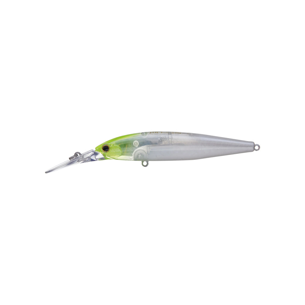 Shimano World Diver Flash Boost Suspending Jerkbait 99SP Chartreuse Head