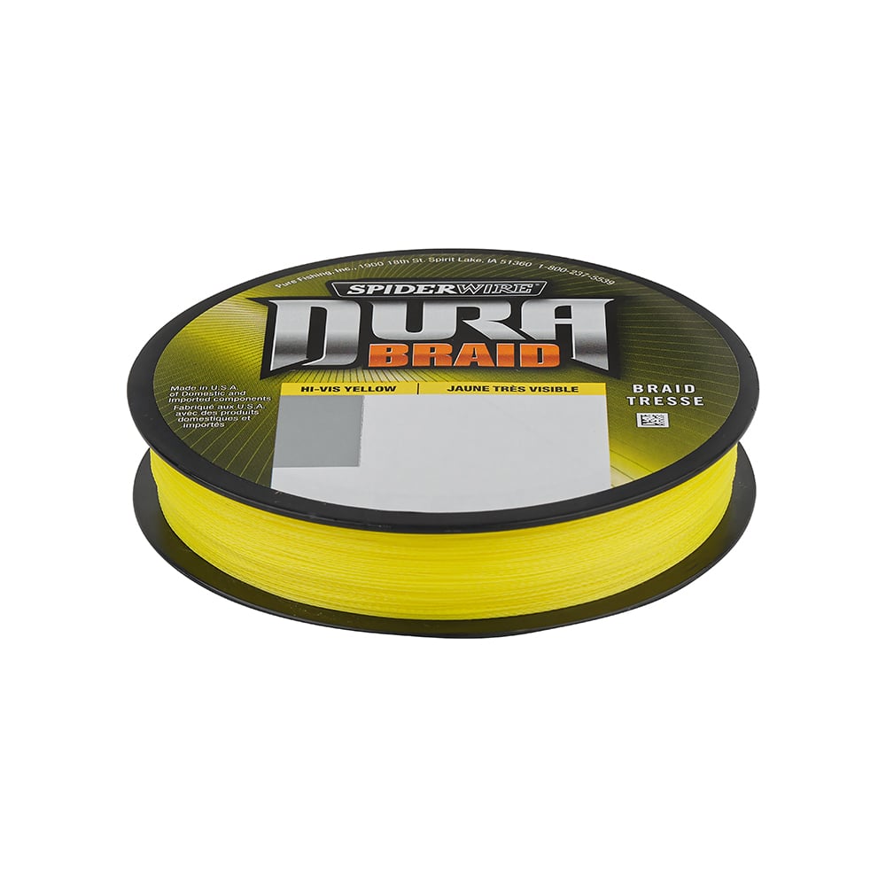 Spiderwire DuraBraid Braided Line Hi-Vis Yellow