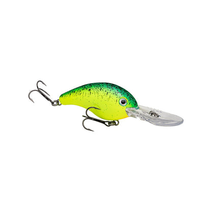 Strike King Series 10XD Chartreuse Blue Black Splatterback