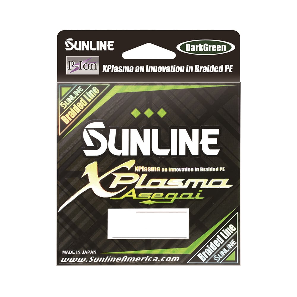 Sunline Xplasma Asegai Dark Green Braided Line