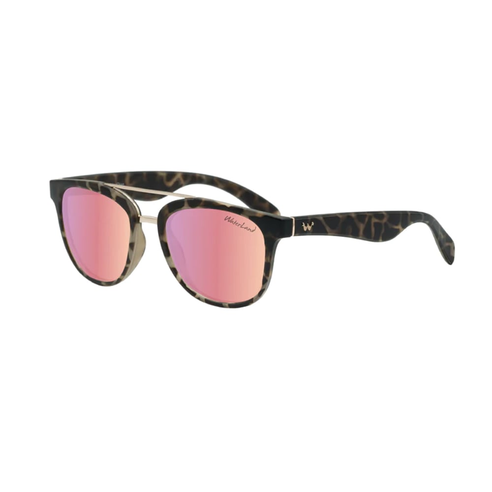 WaterLand Jeune Sunglasses Fawn Tortoise Frame with Rosewater Mirror