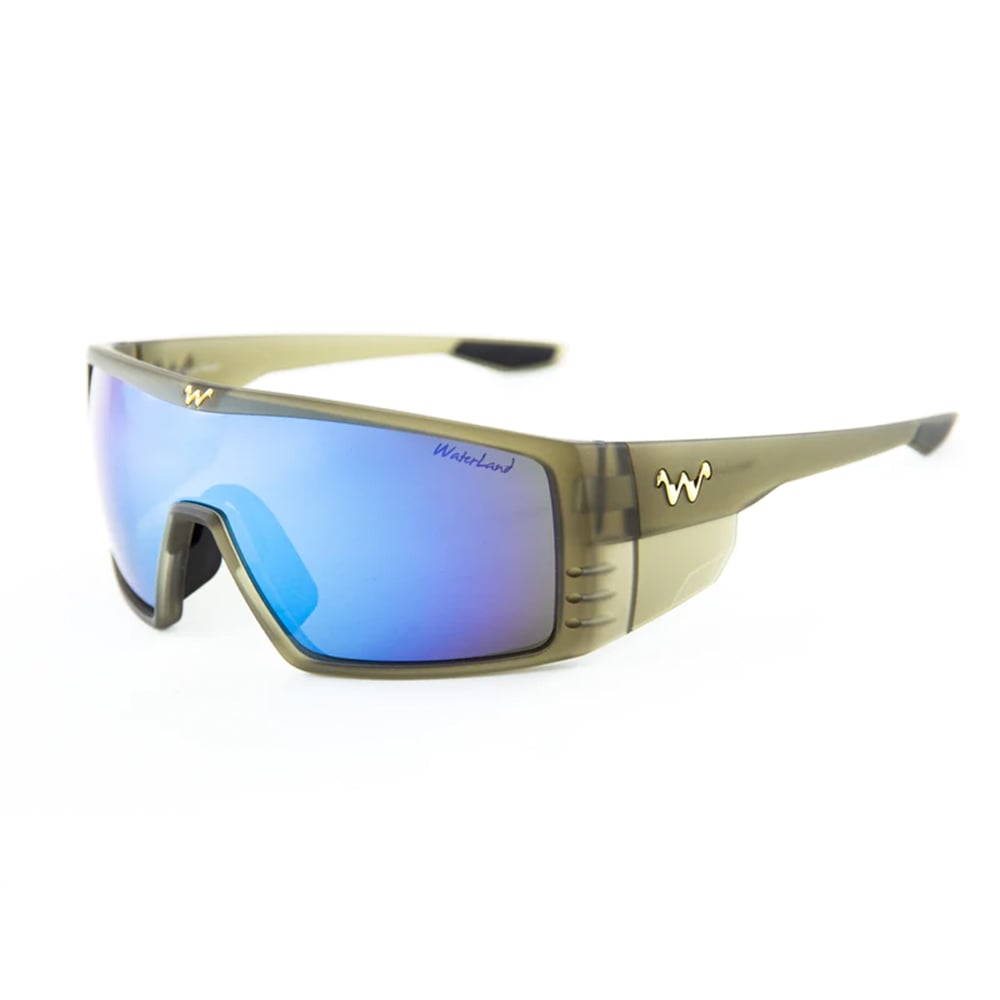 WaterLand Bedfishers Sunglasses Duck Grey Frame with Blue Honey Mirror