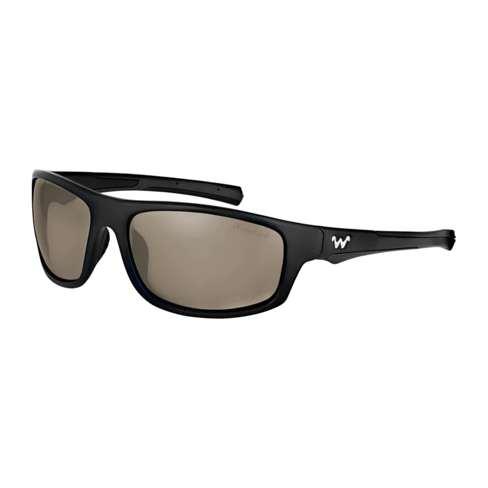 WaterLand Hasket Sunglasses Matte Black Frame with SilverSight Mirror