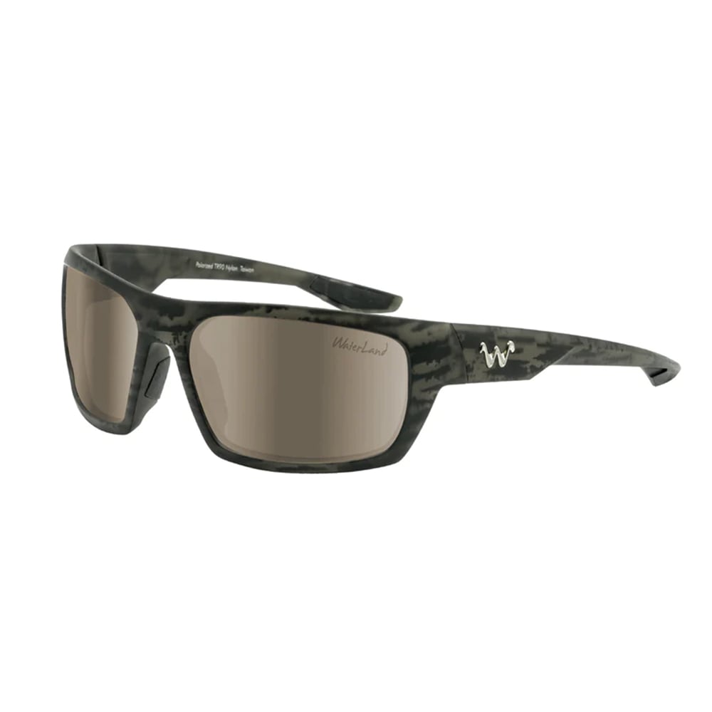 WaterLand Milliken Sunglasses BlackWater Frame with SilverSight Mirror