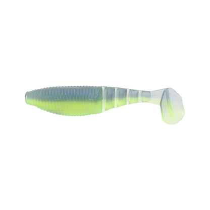 Yamamoto Kickin Zako Swimbait Chartreuse Electric Blue