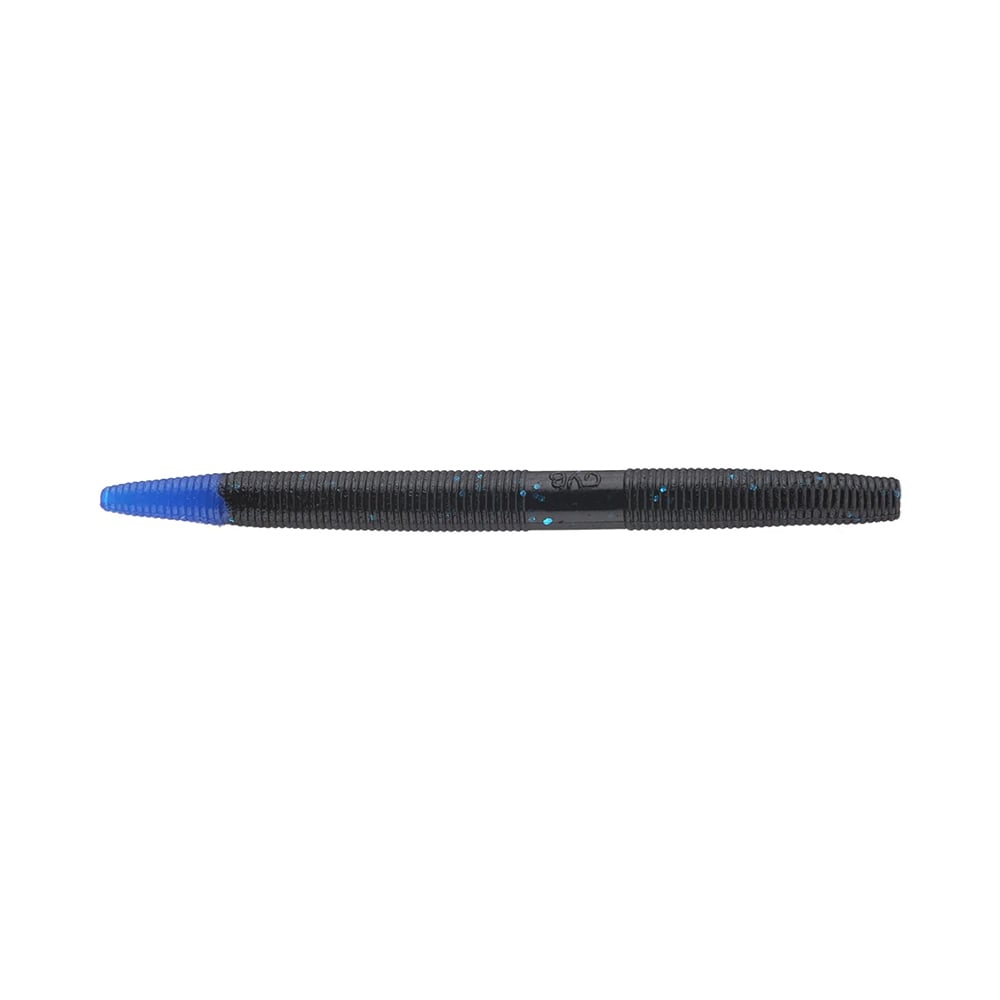 Yamamoto Senko 5" 10pk Black Blue Flake with Blue Tip | 9-10-523