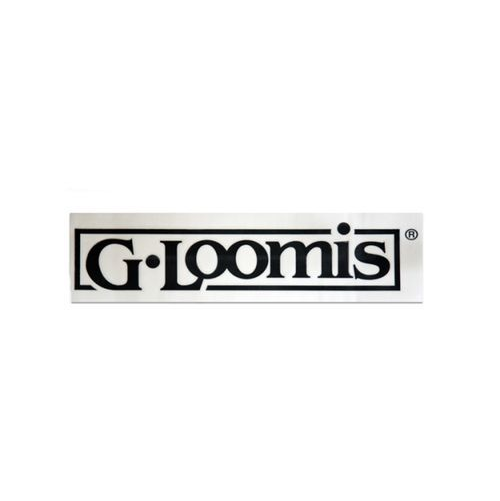 G. Loomis Black Block Logo Boat Decal 21" X 4"