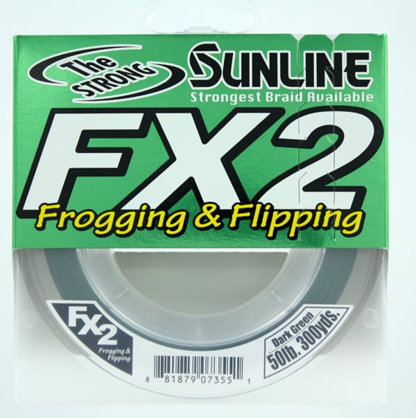 Sunline FX2 Braid 50 lb x 300 yd Dark Green