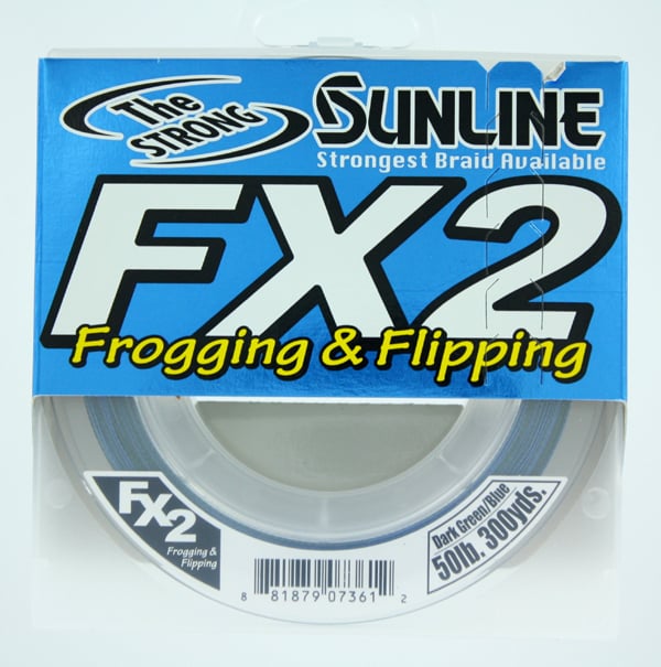 Sunline FX2 Braid 50 lb x 300 yd Dark Green/Blue