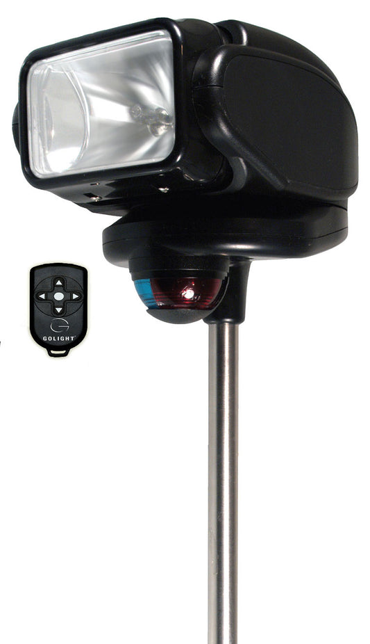 Golight 2151 Portable Gobee Stanchion Mount Bow Light w/Wireless Remote Black