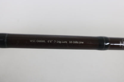 Legit Design Wild Side WSC-G66ML 6'6" Medium Light - Used Casting Rod - Good Condition