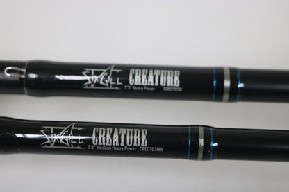 Sixgill Creature CREC703H and CREC703MH Casting Rods - Used - Good Condition