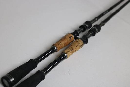 13 Fishing Envy Black EBC71H and EBC73MH Casting Rods - Used - Good Condition